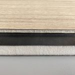 A side-view image of decorative PET Foam Panels, displaying their stylish finish and practical design.