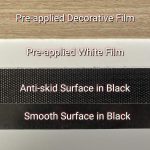 A top-down image showcasing PET Foam Panels with diverse finishes, highlighting their versatility and appeal.