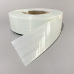 High-strength glass fiber reinforced PE tape for industrial applications.