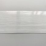 This is a display showcasing glass fiber reinforced polyethylene (PE) tape.