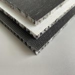 Sandwich structure scaffold boards made of PP material.