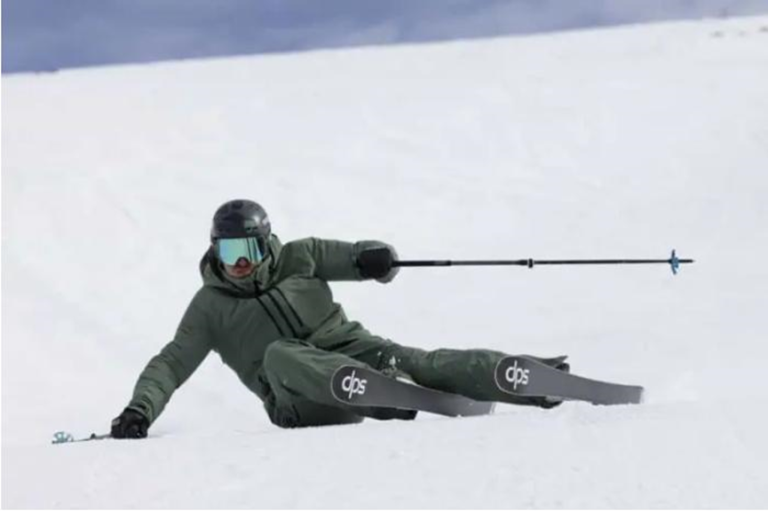 Ted Ligety is testing the new DPS carving ski.